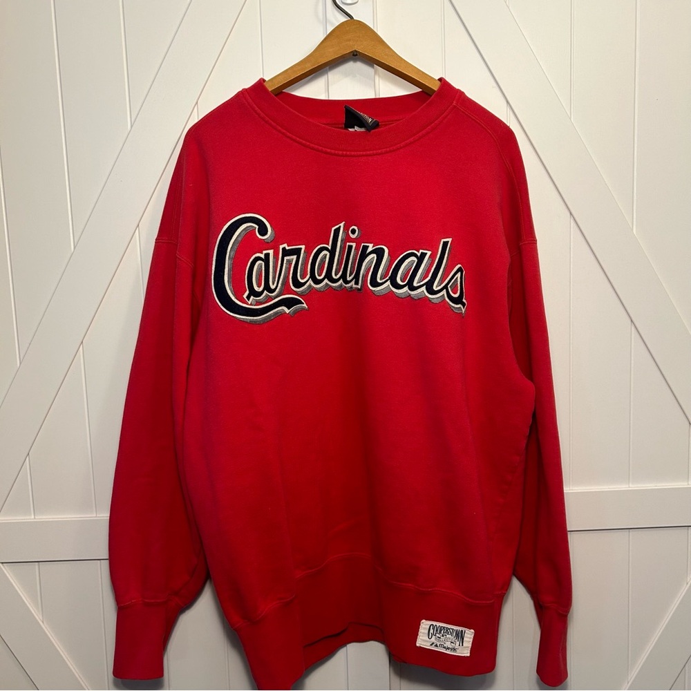 Red Cardinals Cooperstown‎ Collection crewneck sweatshirt